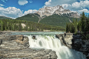 Athabasca Falls Photograph by Russell Pugh Athabasca Falls Photograph by Russell Pugh