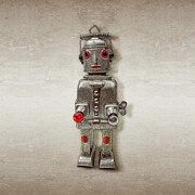 Atomic Tin Robot Photograph by YoPedro