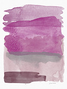 Aubergine Wash- Art by Linda Woods Painting by Linda Woods Aubergine Wash- Art by Linda Woods Painting by Linda Woods