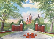 Auburn - Toomer's Corner Painting by ML McCormick