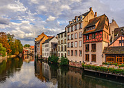 Autumn evening in Petite France Photograph by Dmytro Korol