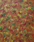 Autumn Leaves Painting by Ellen Eschwege