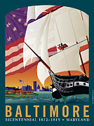 Baltimore - By the Dawns Early Light Digital Art by Joe Barsin