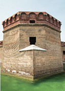 Bastion at Ft Jefferson Photograph by M C Hood