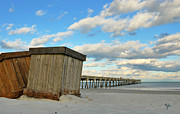 Beach Boxes Photograph by Arthur Fix