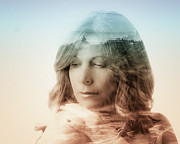 Beach Memories Split Tone Digital Art by Alissa Beth Photography