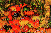 Beautiful Glass Pumpkins Photograph by Louis Dallara