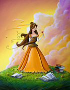 Belle Painting by Cindy Thornton