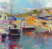 Bermuda Yachts Painting by Peter Graham