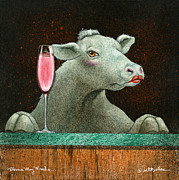 Bessie Mae Moocho... Painting by Will Bullas