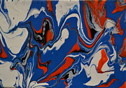 Big Blue Waves Painting by Martin Schmidt