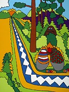 Big Foot Painting by Rojax Art