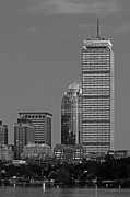 Black And White Boston By Night Photograph by Juergen Roth