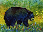 Black Bear Painting by Hailey E Herrera