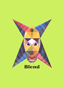 Blend text Painting by Michael Bellon