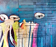 Block 11 Painting by Delight Worthyn