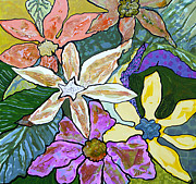 Blooms Painting by Marilyn Brooks