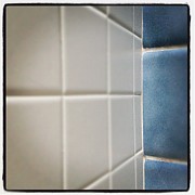 Blue and White Tiles Photograph by Jason Freedman