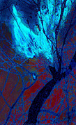 Yoga Angel at Midnight Mixed Media by Zsanan Studio