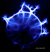 Blue Jelly Fish Photograph by Joann Copeland-Paul