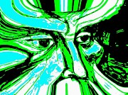 Blue Man Digital Art by Mary Russell