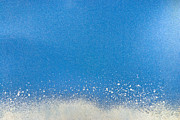 Blue metallic abstract  background Photograph by Michalakis Ppalis