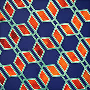 Blue Orange Digital Art by Katherine Smit Blue Orange Digital Art by Katherine Smit