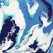 Blue Rhapsody- Art by Linda Woods Mixed Media by Linda Woods Blue Rhapsody- Art by Linda Woods Mixed Media by Linda Woods