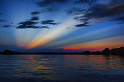 Blue Sunset Photograph by Ken Johnson