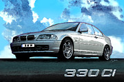 BMW 330ci Painting by Rod Seel