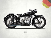 The R51 Motorcycle Photograph by Mark Rogan