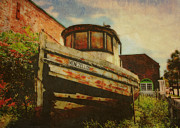 Boat at Apalachicola Photograph by Toni Hopper