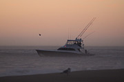 Boating Into A Foggy Dawn Photograph by Robert Banach