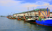 Boston Fishing Boats Photograph by Julie Lueders Boston Fishing Boats Photograph by Julie Lueders