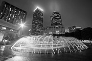 Boston Reflecting Pool Fountain Boston MA Black and White Photograph by Toby McGuire Boston Reflecting Pool Fountain Boston MA Black and White Photograph by Toby McGuire