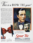 Bow Tie Advertisement, 1930 Photograph by Granger Bow Tie Advertisement, 1930 Photograph by Granger