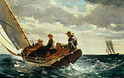 Breezing Up Painting by Winslow Homer Breezing Up Painting by Winslow Homer