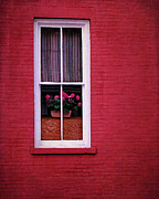 Brick Wall and Window Photograph by Cathy Kovarik