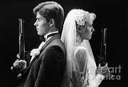 Bride And Groom With Dueling Pistols Photograph by H. Armstrong Roberts/ClassicStock