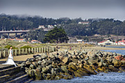 Bride posing San Francisco Bay Photograph by David Zanzinger