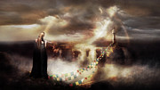 Bridge of Prayers Mixed Media by Shanina Conway