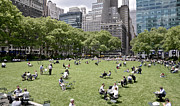 Bryant Park in New York City Photograph by David Oppenheimer