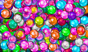 Bubble Gum Balls Painterly 2 Digital Art by Andee Design