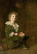 Bubbles Painting by John Everett Millais Bubbles Painting by John Everett Millais