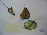Buddha Leaf 3 Painting by Sukalya Chearanantana Buddha Leaf 3 Painting by Sukalya Chearanantana