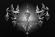 Buddhist Temple Lamps - Stylized Version Photograph by Denise Harty Buddhist Temple Lamps - Stylized Version Photograph by Denise Harty