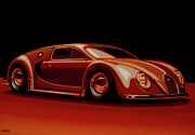 Bugatti Veyron 'Beetgatti' 1945 Painting Painting by Paul Meijering