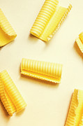 Butter curls on white background Photograph by Jorgo Photography