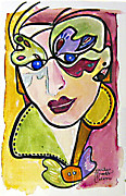 Butterfly Eyes Painting by Marilyn Brooks