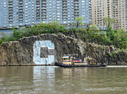 C Rock with Tug Photograph by Cole Thompson